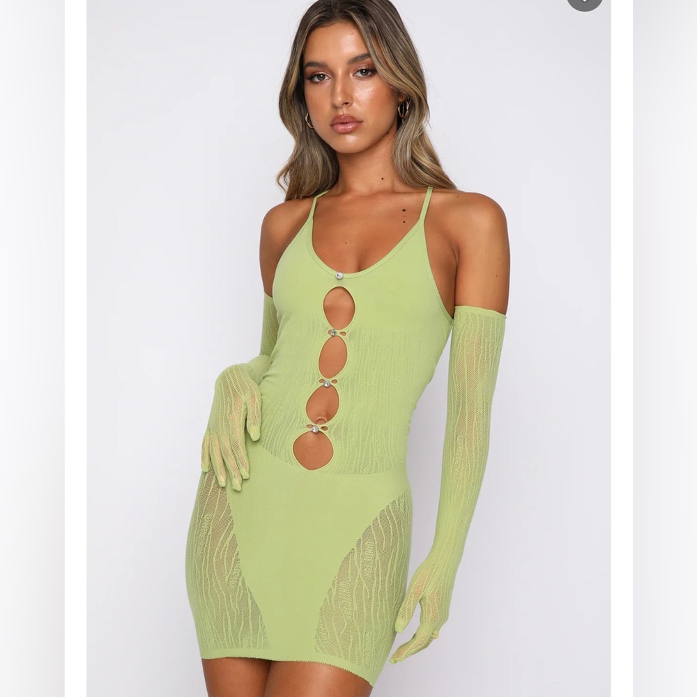 Mesh Mini Dress